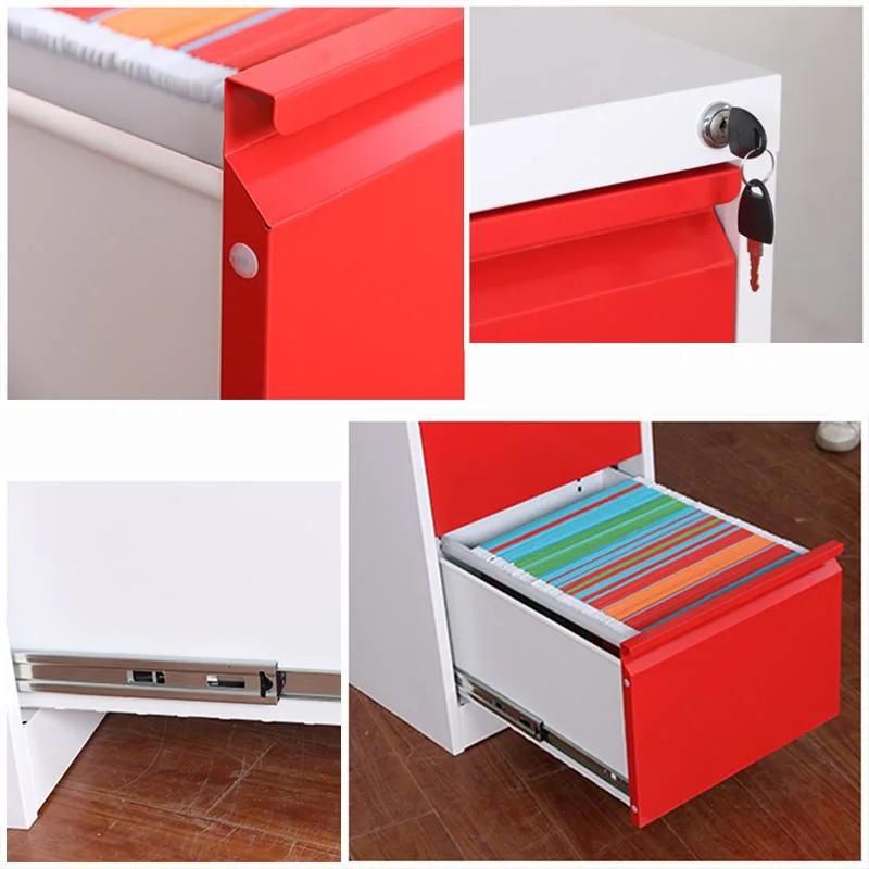 Colorful Unique Office Vertical File Cabinet with 4 Drawers