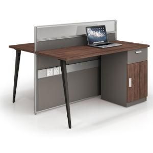 2020 Modern 2 4 Person Workstation Wooden Veneer Office Table