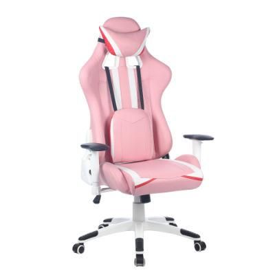 (JANESEN-A) Fashionable High Quality Pink Adjustable Computer Gaming Chair