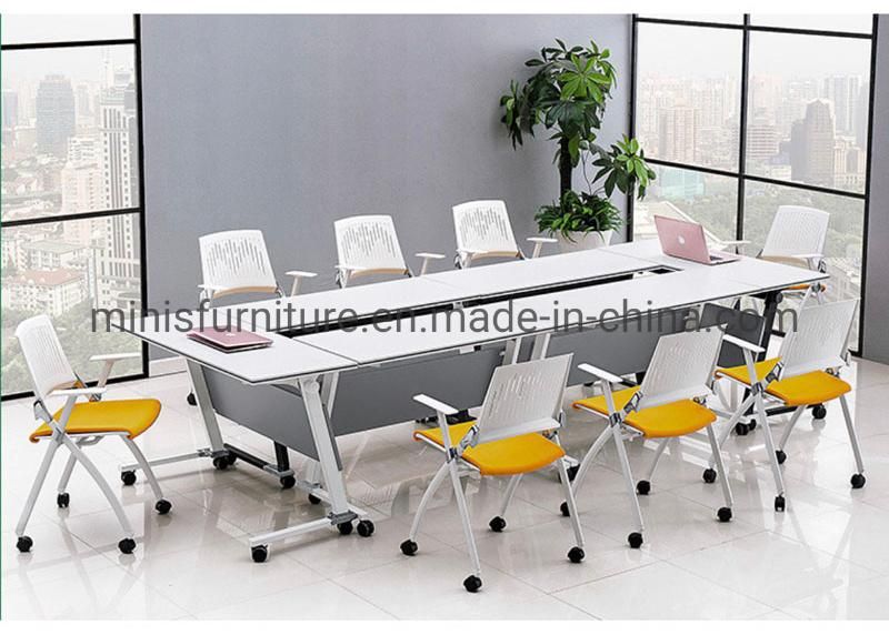 (M-CT333) Office Unique Design White Round Conference Table