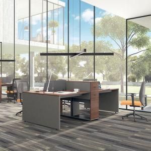 fashion Design 2 4 Person Timber Office Desk Ergonomic Workstation