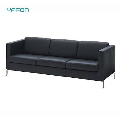 Modern Office 3 Seat Sofa with PU Leather for Waiting Lounge