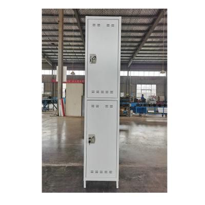 Fas-010 Steel Locker Steel Gym Locker 2 Doors Steel Locker Cabinet Changing Room