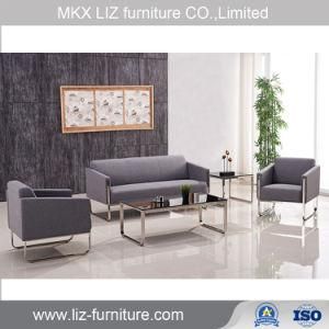 Modern Design Leather Leisure Office Sofa Setin Single Three Seater (Y209)