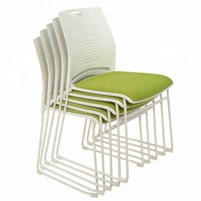 Office Folding Conference Chairs Plastic Training Chair Without Wheels