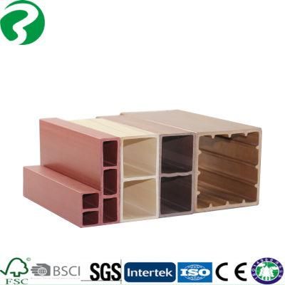 Interior WPC Decorative Partition Eco-Wood Column Square Tube