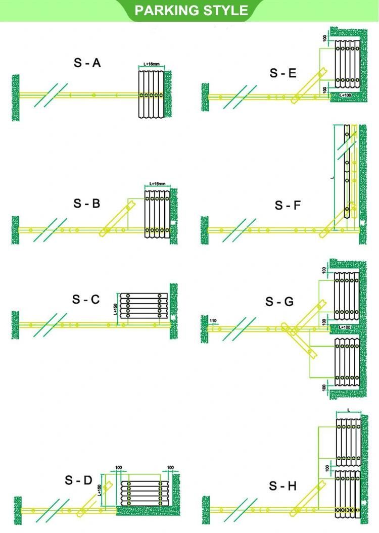 Foldable Sliding Hanging System No Floor Track Movable Partition Wall