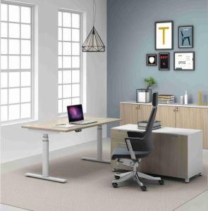 Xrh Office Furniture Lift Table Height Adjustable Table for Laptop Office Use with 3 Sets of Height Memories