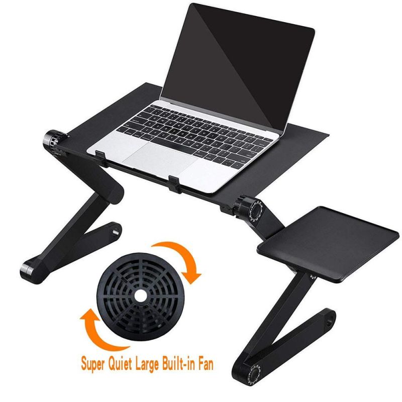 Wholesale Portable Adjustable Folding Aluminum Laptop Desk/Stand/Table for Bed