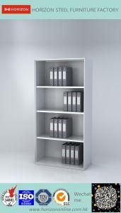 Steel Low Storage Cabinet with Two Glass Sliding Doors