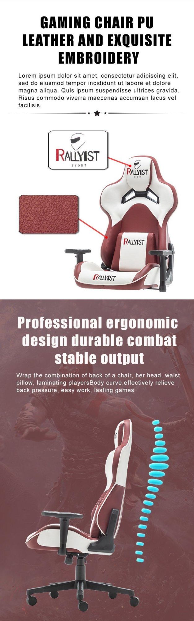China Wholesale Good Quality and Cheap Quality Gaming Office Chair