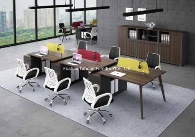 Newest 2 Sides Work Desk Office Furniture 6 People Partition Office Tables