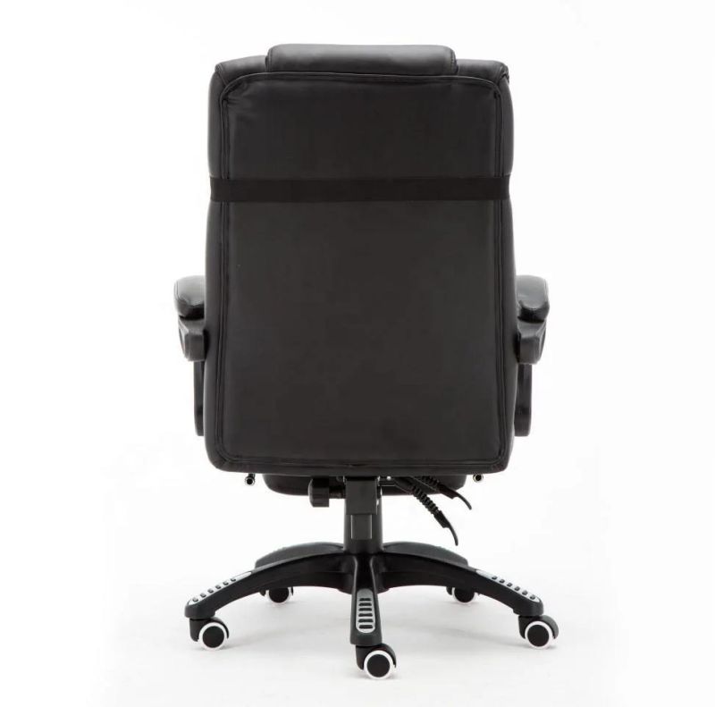 White PU Leather High Back Office Chair