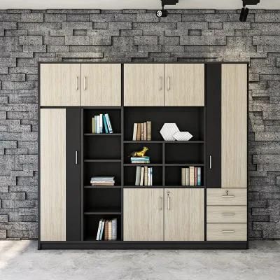 School Modren Office Wall Corner Storage Book Shelves New Design of File Cabinet