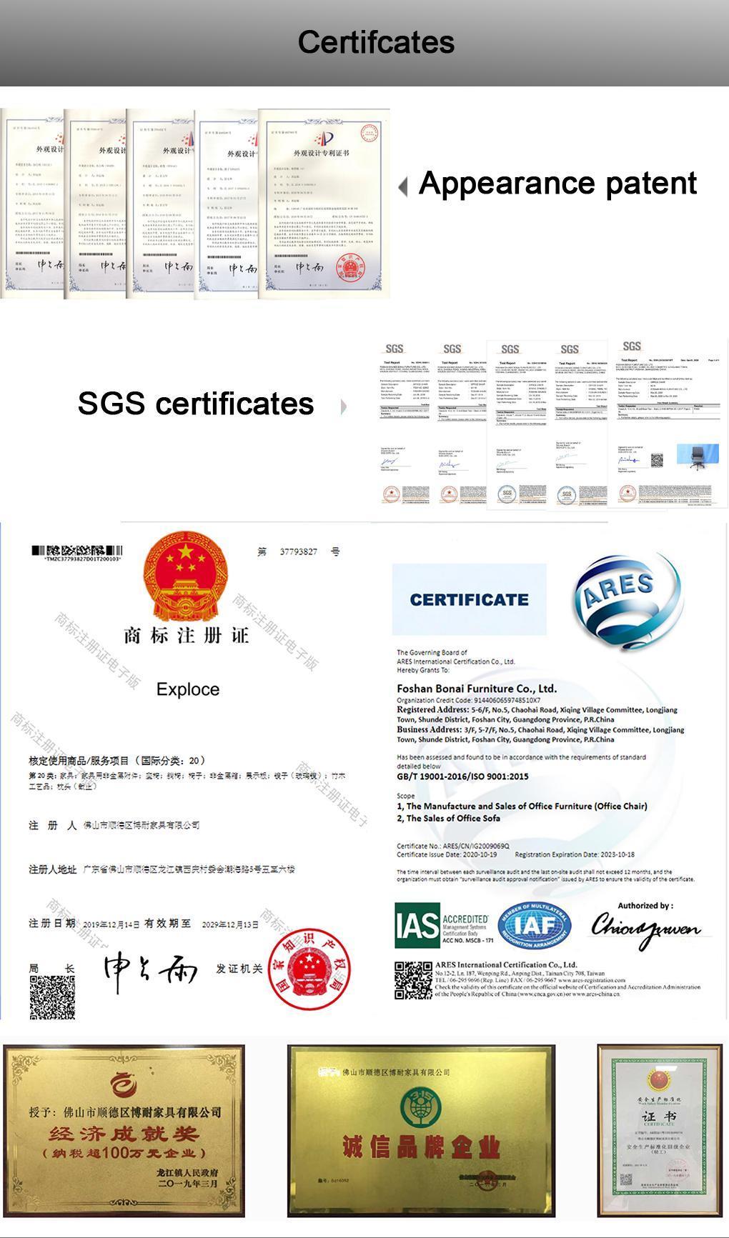 SGS Approved Class 3 Optional 2PC/Carton Computer Parts Office Furniture