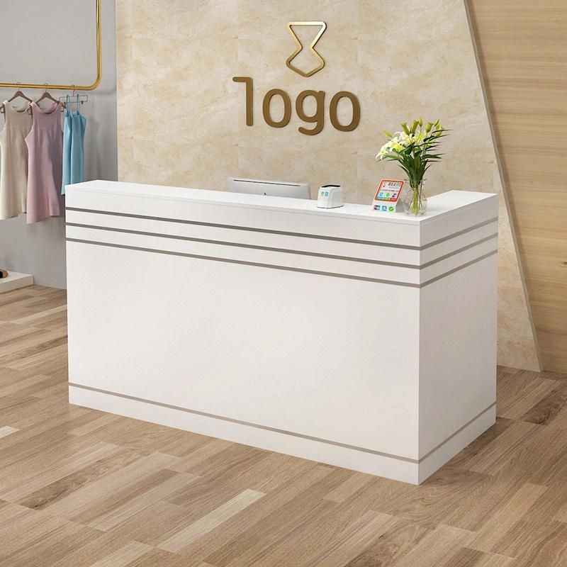Hl-036 2021 Top Quality Mix Color Salon Reception Table Consult Table for Sale Cashier Desk Check-out Counter Checkstand