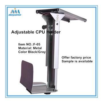Under Desk Adjustable CPU Holder Office Furniture Accessories, CPU Stand