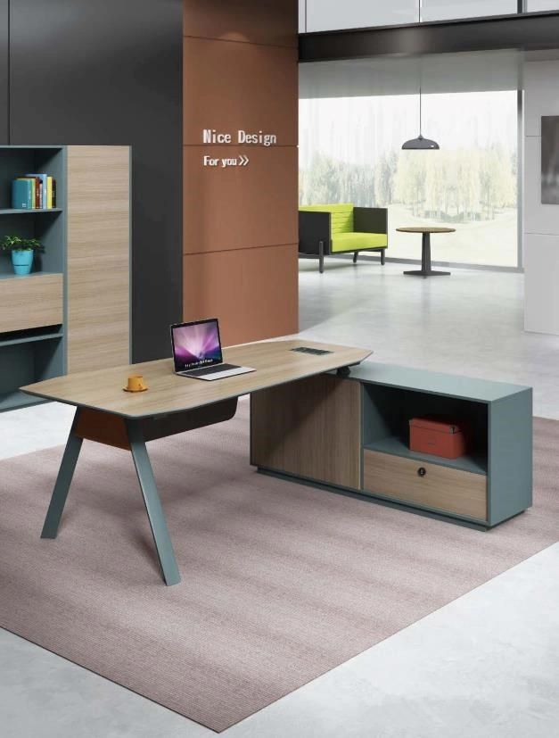 25mm Thickness Hot Selling Modern Style Melamine CEO Office Table