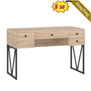 Fast Move Oak Wood Factory Wholesale Classic Wooden Cherry Staff Study Computer Office Table