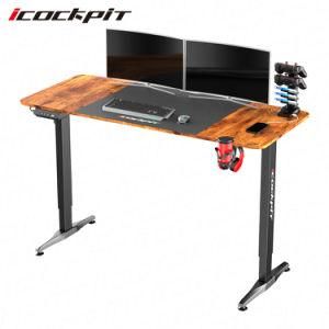 Icockpit Ergonomic Morden Gaming Table PC Computer Gaming Desk Sitting Standing