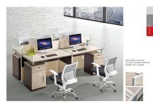 Wholesale Office Linear Workstation Desk with Screen (MFC/Aluminum) V25-2412c