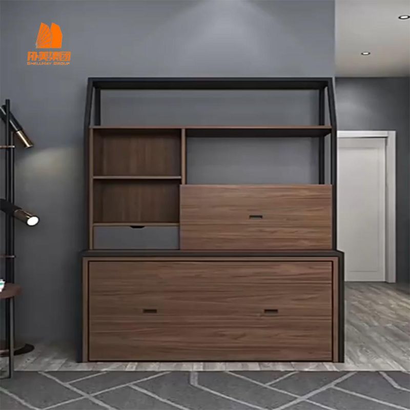 Integrated Filing Cabinet and Folding Bed. Integrated Office Furniture