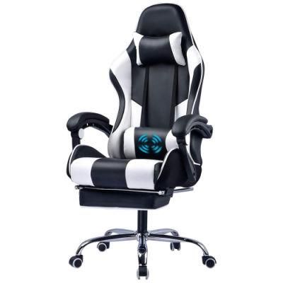 Swivel Armrest Massage Computer Silla Gamer PU Leather Racing Gaming Chair