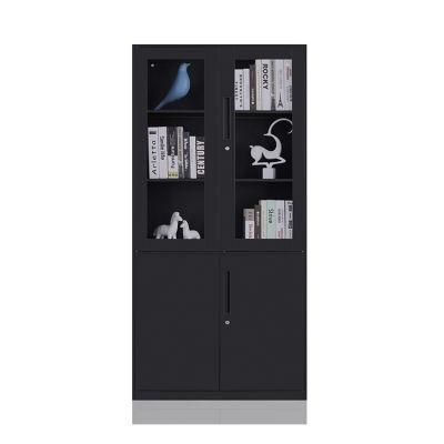 Black Steel File Cabinet Office Furniture Cupboard Metal Filing Cabinet