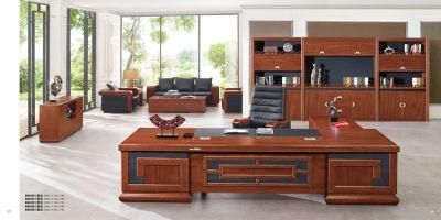 Luxury Grand Cutomized Managing Directors Desk Carved (FOH-B7B281)
