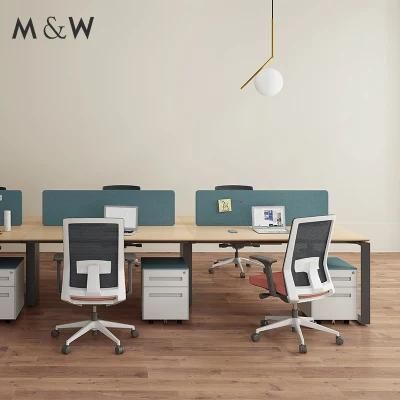 Top Fashion Wood Tables Table Furniture 6 Person Workstation Office Desk