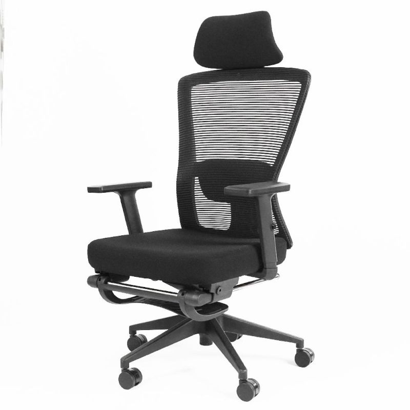 Anji Yike Home Office Furniture Chair Manufacture New Ergomomic Office Swivel Mesh Chairs with Footrest