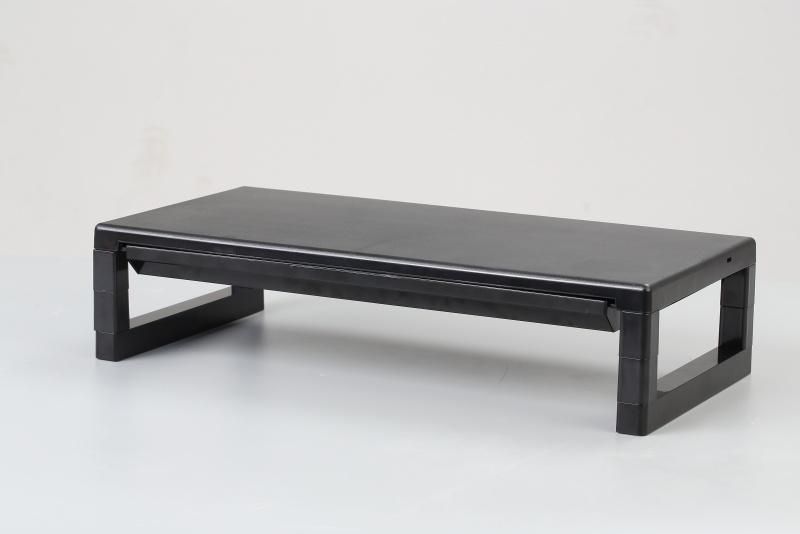 Multifunctional Storage Clear Design Flexible Three-Level Height Adjustable Desk Holder Computer Monitor Riser Stand