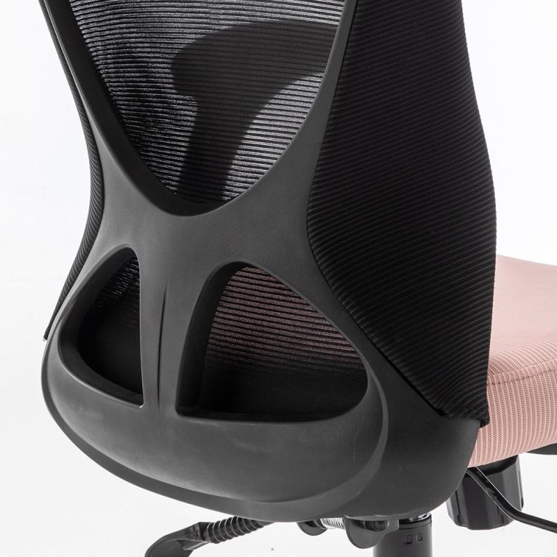 High Quality Swivel Lumber Support Staff Office Desk Mesh Chair