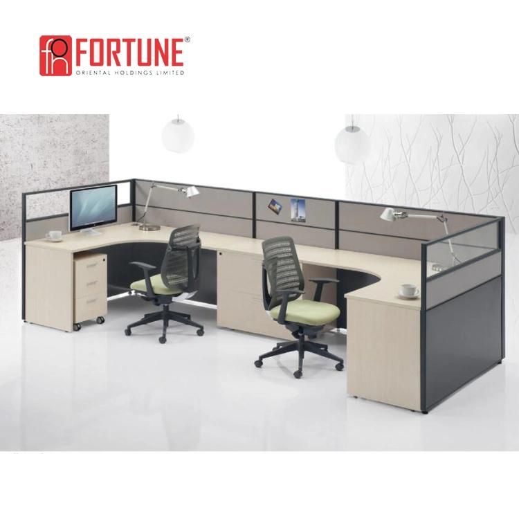 Large Space Priviate U Shape Cubicles Sound Prooffor Call Center Office Workstation