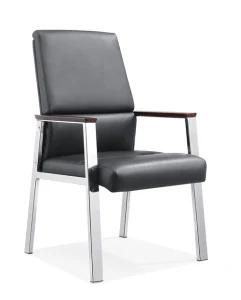 China Office Furniture High Back Leather Conference Waiting Visitor Chair D1808