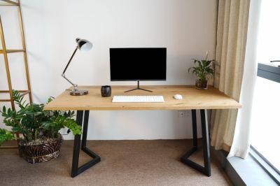 Veneered Oak Wood Office Desk with V Style Legs 30X60inch