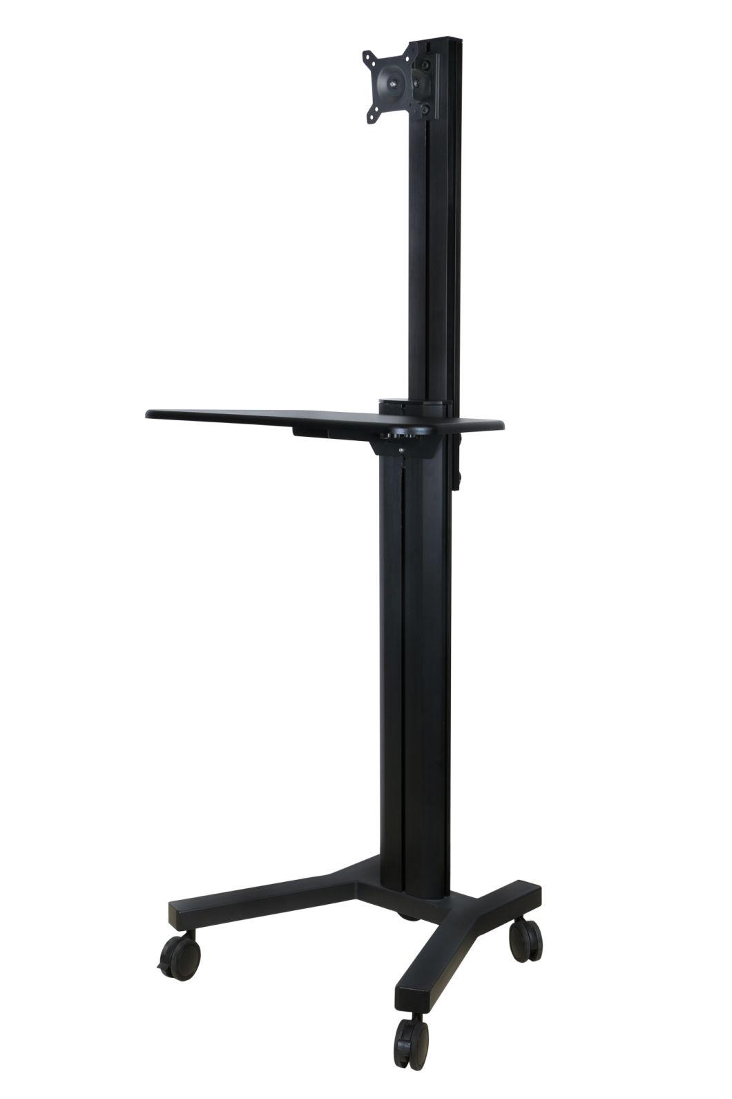 Cheap Competitive Price Mobile Computer Workstation/Stand Wheelbase with Screen 10-24"