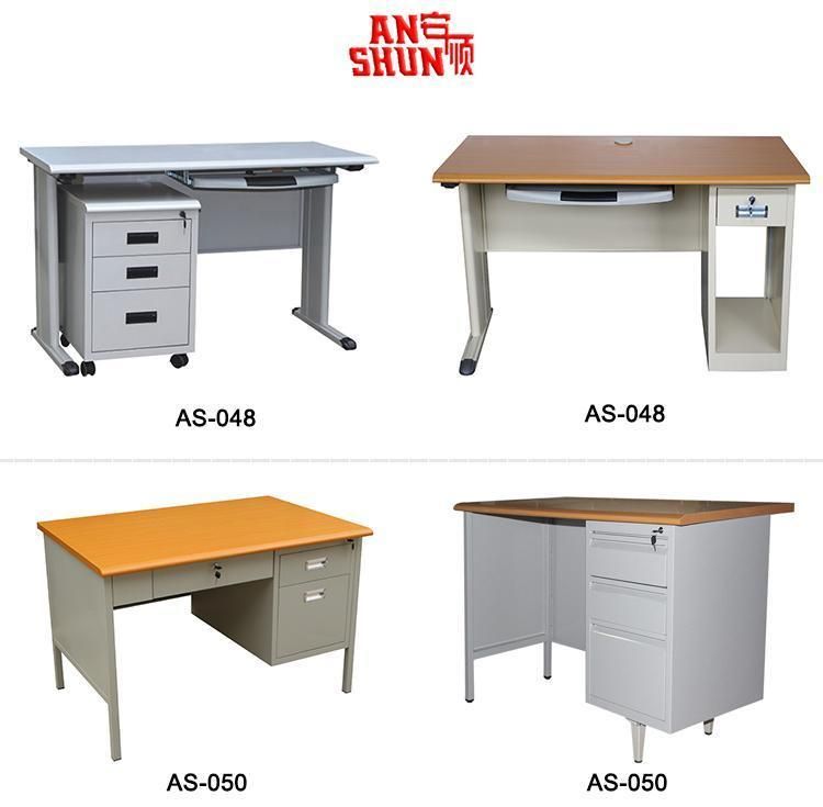 Cutomize Metal Office Furniture Computer Desk with Drawers