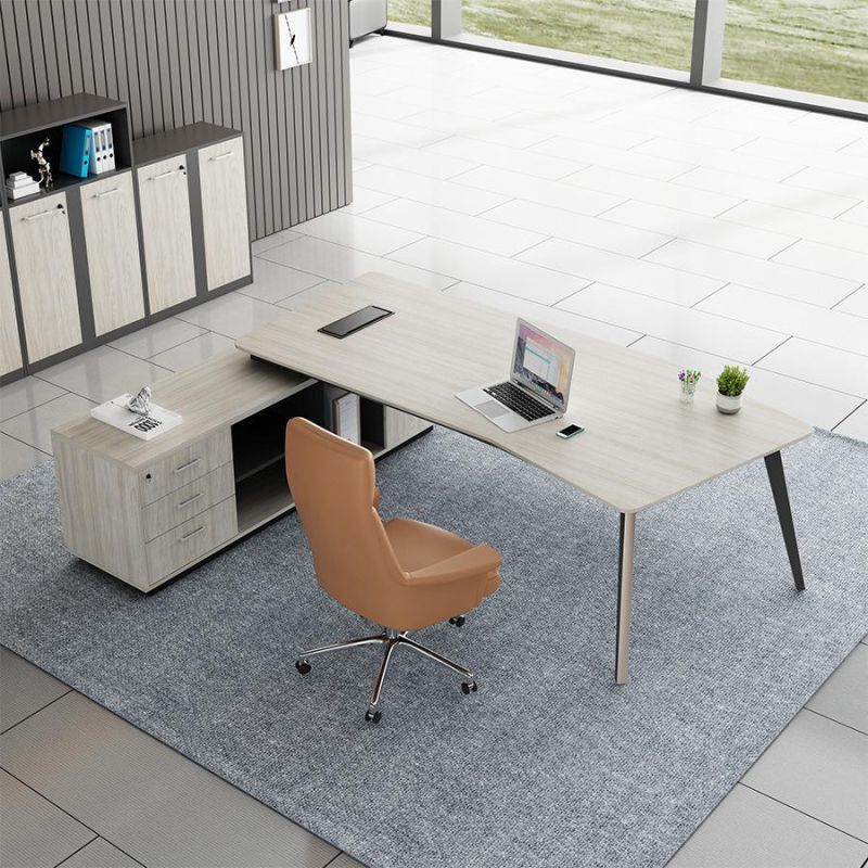 Fashion Office Boss Table Design Modern Melamine Manager Executive Desk