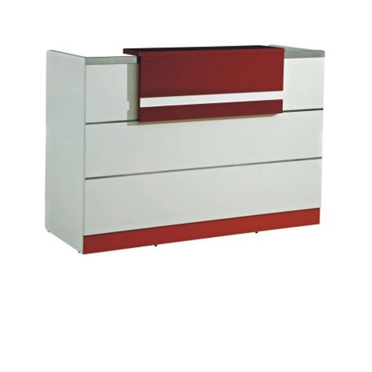 Hl-877 2021 Top Quality Mix Color Salon Reception Table Consult Table for Sale Cashier Desk Check-out Counter Checkstand