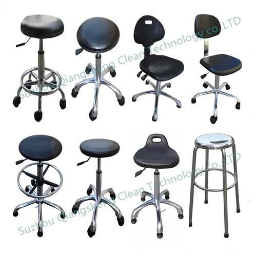 Blue PU Adjustable Anti-Static PU Foam ESD Work Lab Chair for Cleanroom Office Chair