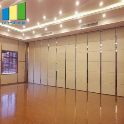 Wooden Mobile Folding Partition Wall for Hotel Banquet Hall