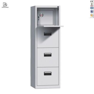High Performance Customized Storage Metal Office File Steel Almirah with Locker Filing Cabinet