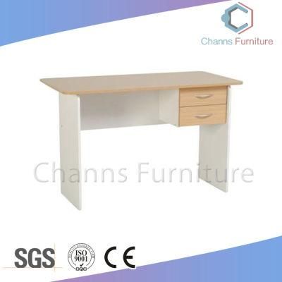 White Office Furniture Computer Desk with Two Drawers (CAS-CD1840)