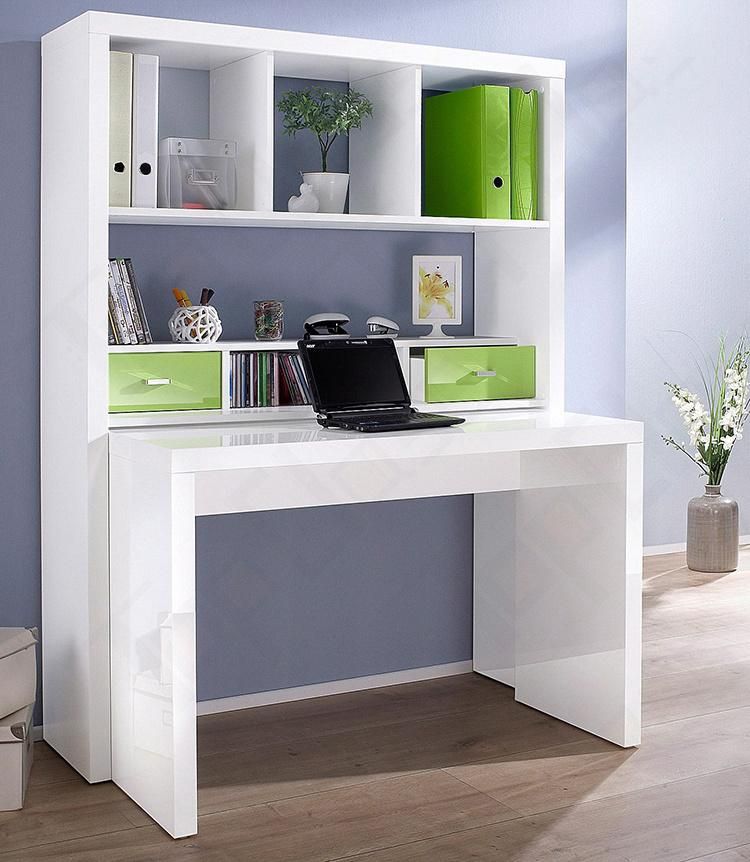 Children′ S Learning Desk Home Computer Desk Bookshelf Integration