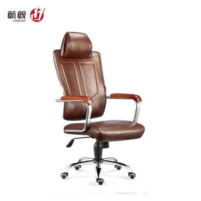 High Quality Simple Design Adjustable Ergonomic Leather Office Chair