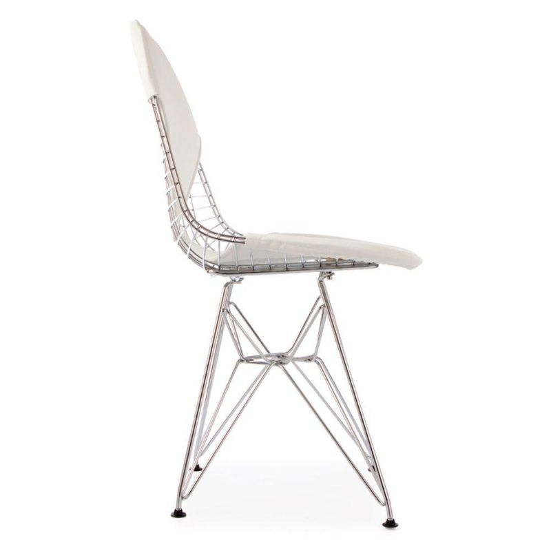 Free Sample Metal Garden Outdoor Golden Price Frame Cafe Wire Chair