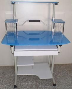 Glass Computer Desk (KA-210 Blue)