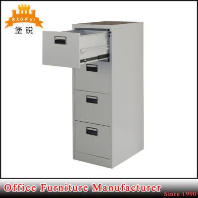 Jas-002-4D Powder Coating Metal Office Furniture 4 Drawer Storage Vertical Filing Cabinet