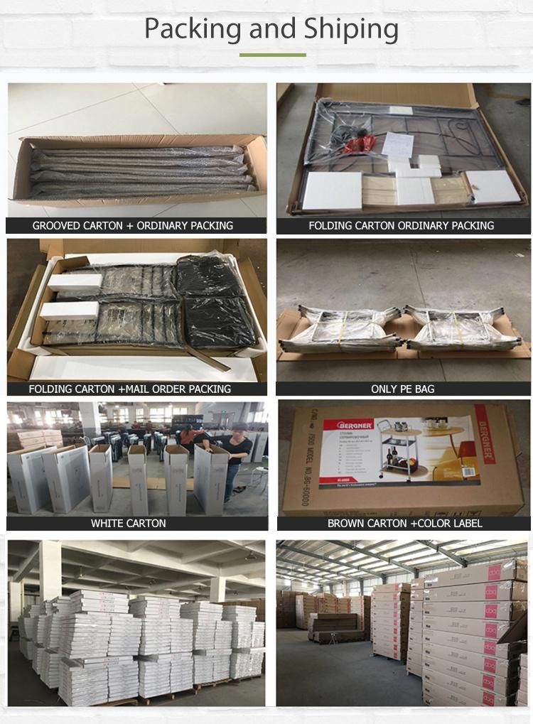 Metal Wood Factory Wholesale TV Trays Set of 2 Folding TV Tables Snack Tables for Eating